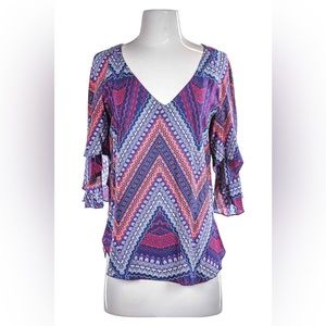 Amanda Uprichard silk print top